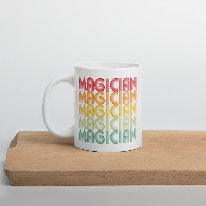 Magician White Glossy Mug - 11oz & 15oz Sizes