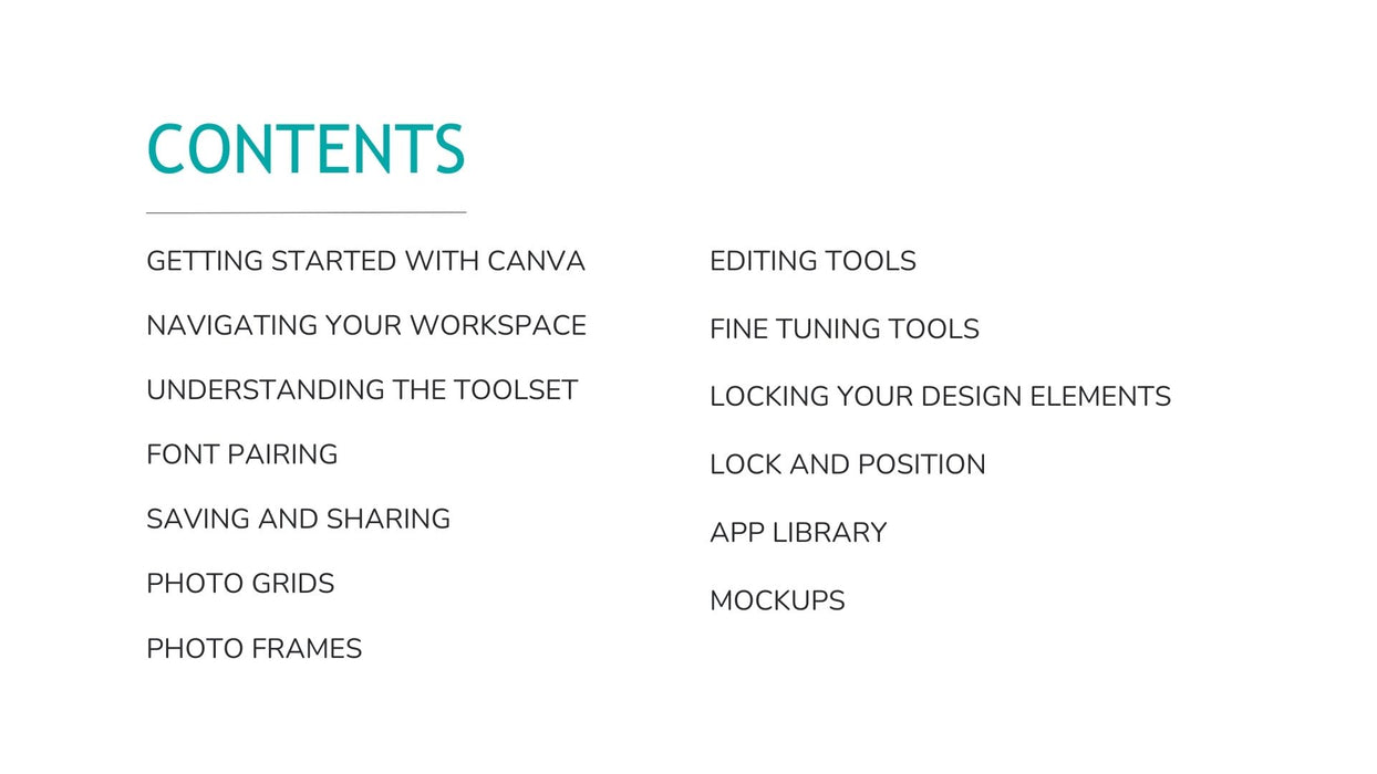 The Canva Quick-Start Guide