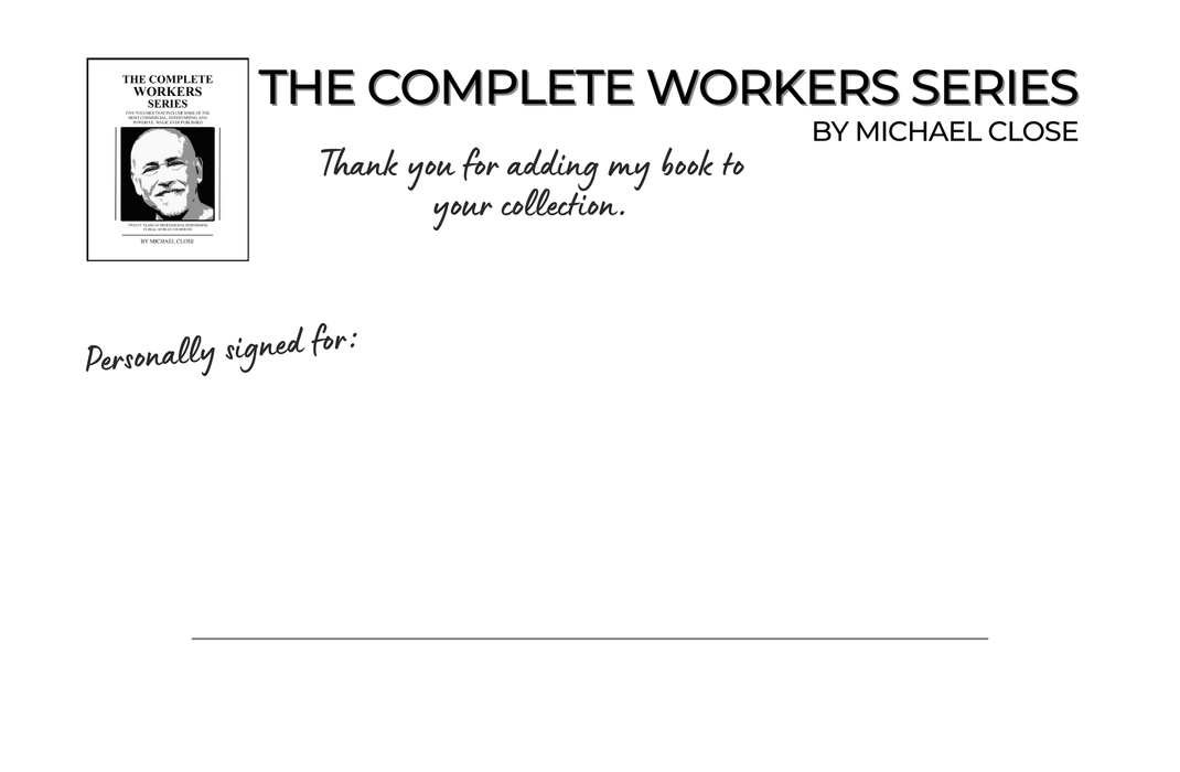 Free Personalized Bookplate for "The Complete Workers Series" Hardcover