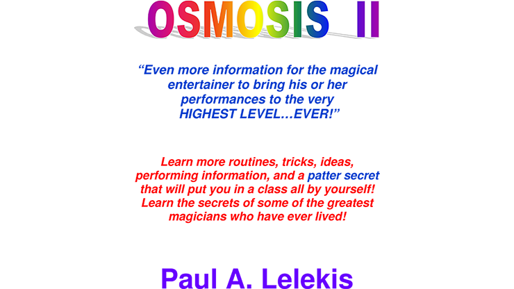 OSMOSIS II - Paul A. Lelekis Mixed Media DOWNLOAD