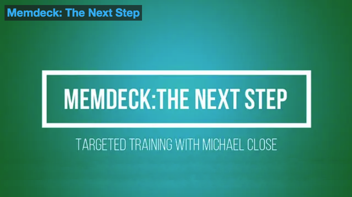 Memdeck - The Next Step